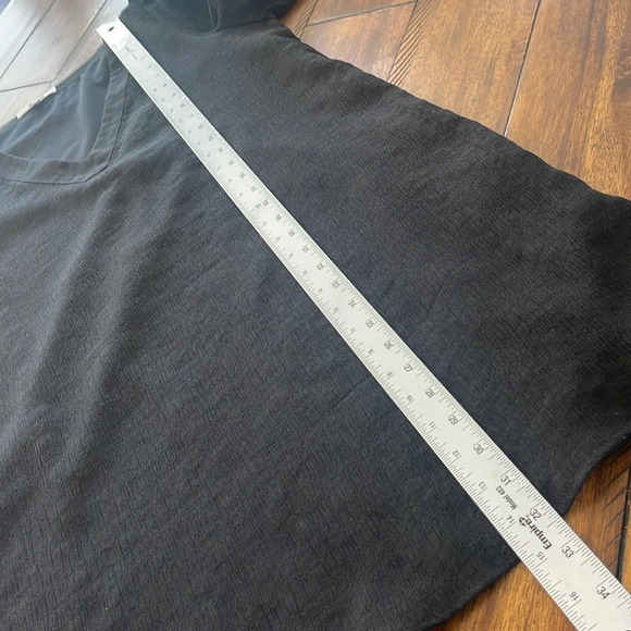 BB Dakota Steve Madden Womens Dress Black Stretch Mini V Neck Puff sz M - Picture 9 of 16